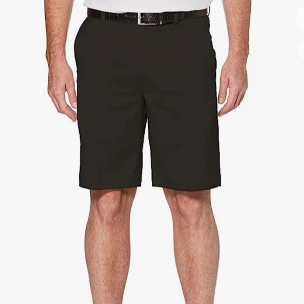 PGA TOUR Men's Flat Front Golf Shorts with Active Waistband (Size 34)